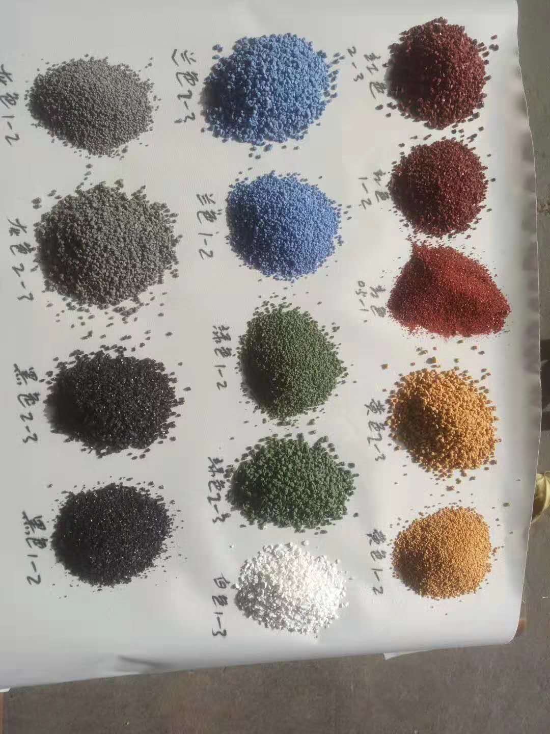 彩色防滑路面材料 \